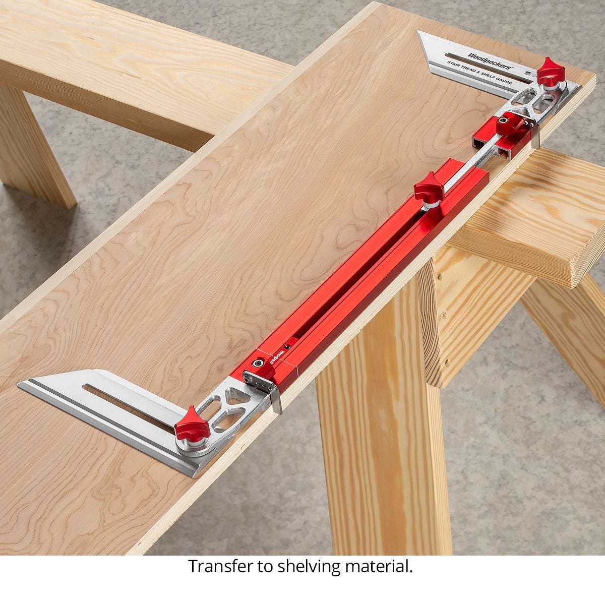 Woodpeckers STSG-SYS-24 Stair Tread and Shelf Gauge w/ Systainer
