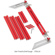 Woodpeckers STSG-24 Stair Tread and Shelf Gauge