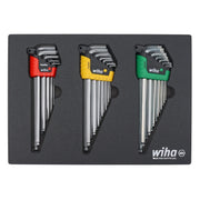 Wiha 66979-WIHA 35 Piece ErgoStar L-Key Foam Tray Set