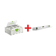 Festool Attic Lid Systainer SYS3 DF M 137 with LEYSYS-FT1 Spirit Level