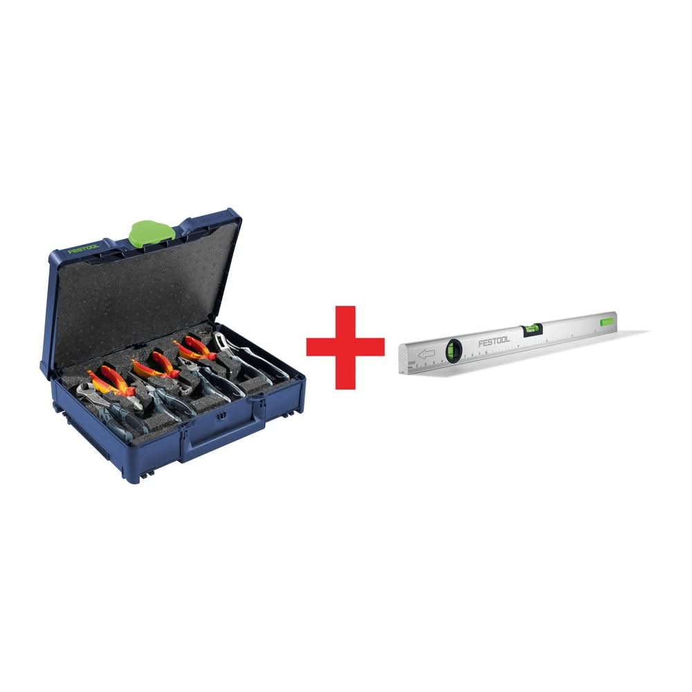 Festool Limited Edition Pliers Systainer3 SYS3 M 112 ZA with LEYSYS-FT1 Spirit Level