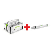 Festool SYS-Storage T-LOC Systainer with LEYSYS-FT1 Spirit Level