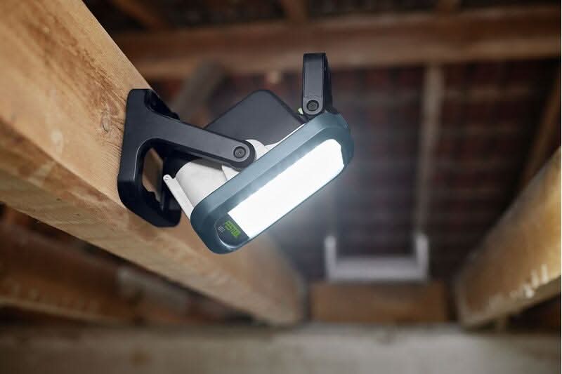 Festool SYSLITE KBS C Cordless 5000-Lumen Site Light with Bluetooth 18V Airstream 5.0Ah Battery