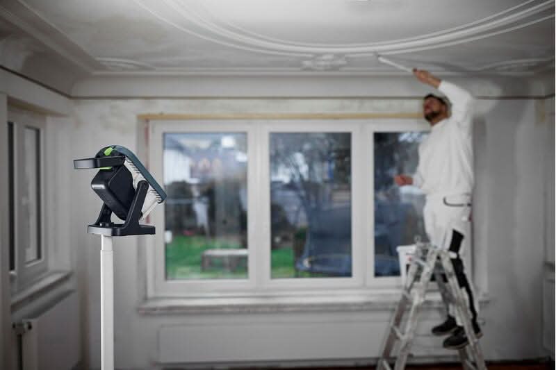 Festool SYSLITE KBS C Cordless 5000-Lumen Site Light with Bluetooth 18V Airstream 5.0Ah Battery