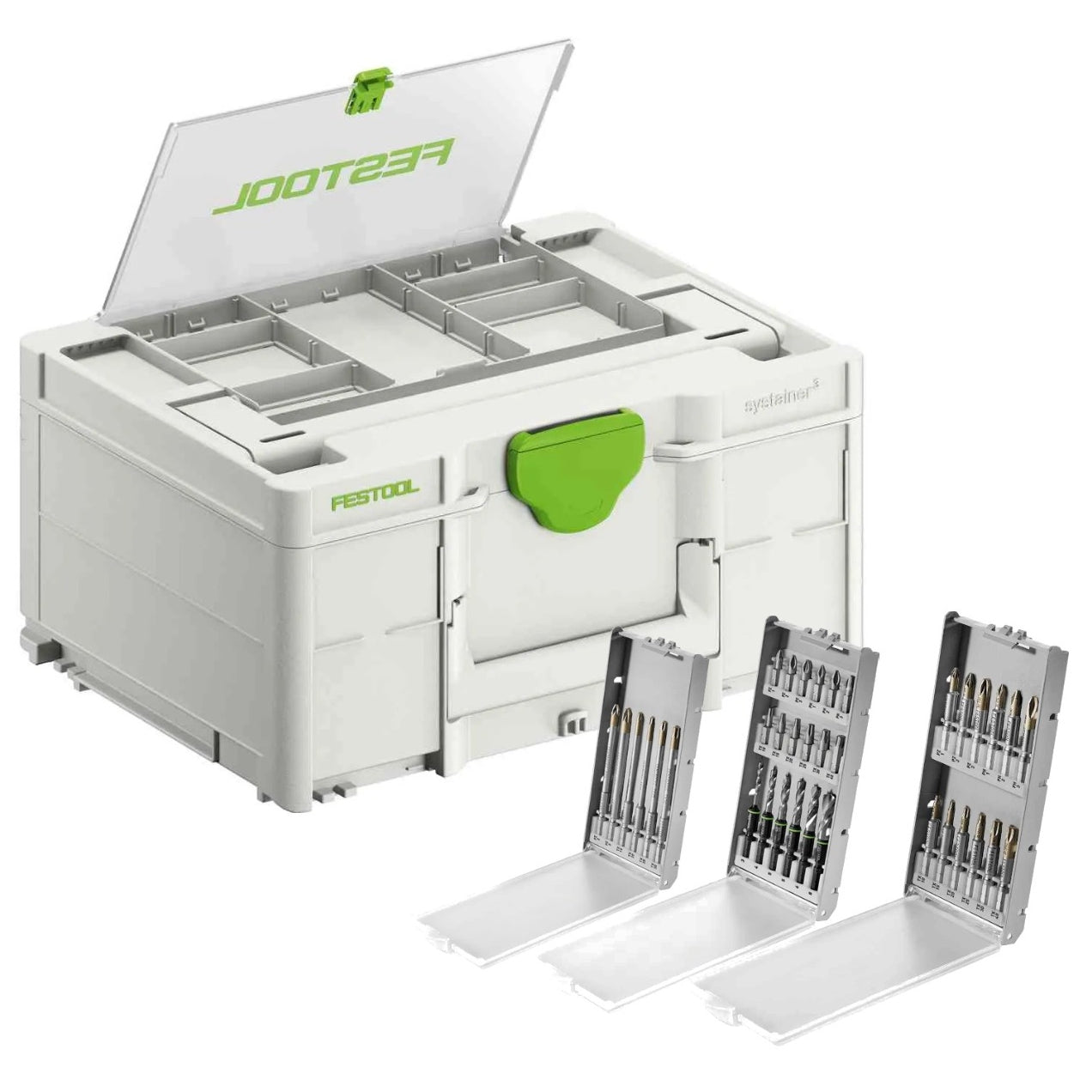 Festool SYS3 DF M 187 Attic Lid Systainer with 36-Piece Drill/Driver Bit Set