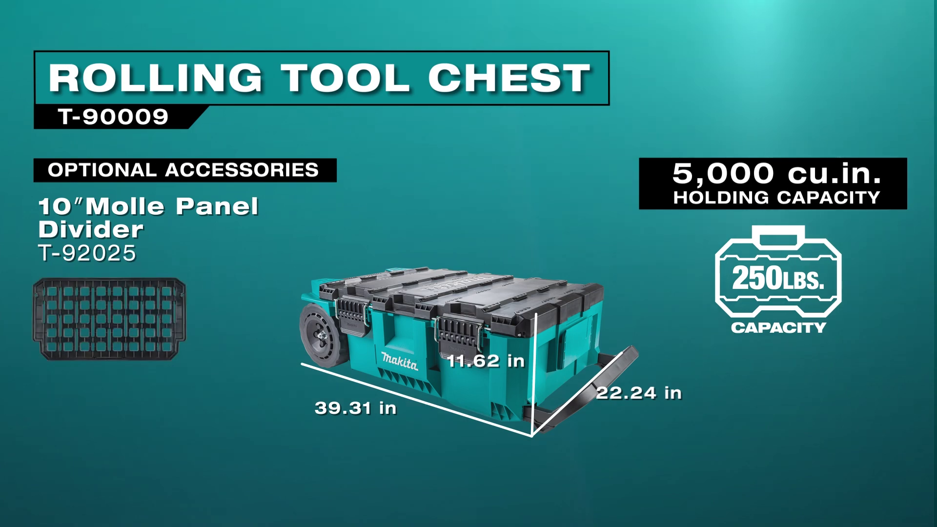 Makita T-90009 MAKTRAK Rolling Tool Chest
