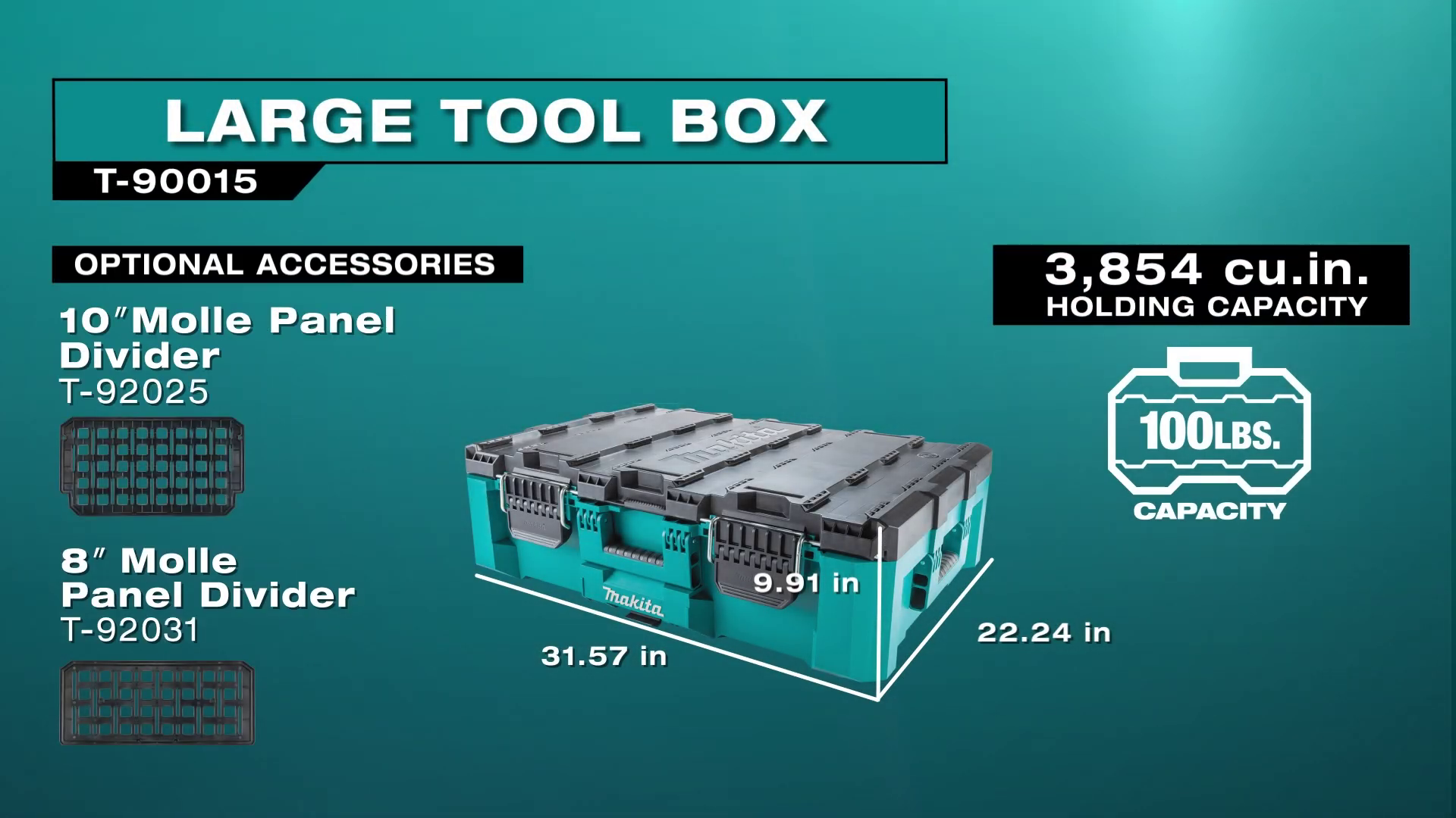 Makita T-90015 MAKTRAK Large Tool Box
