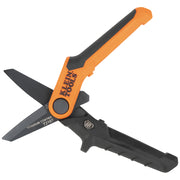 Klein T2107 Compact Titanium-Coated Utility Shears, 7-in.