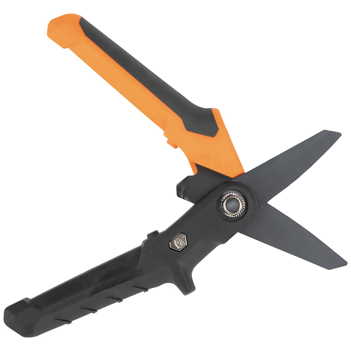 Klein T2107 utility shears back view open