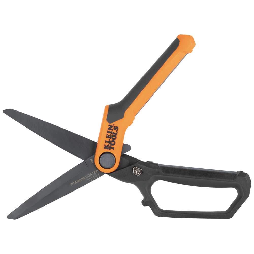 Klein T2111 Titanium-Coated High-Leverage Professional Shears, 10-in.