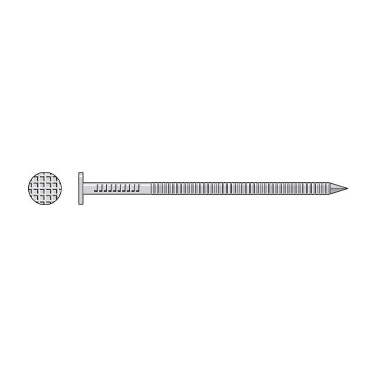 Simpson Strong-Tie T8HPTDB Preservative-Treated Wood Decking Nail, Ring Shank,  2-1/2-in. x .131-in. Type 316, 25-lb.