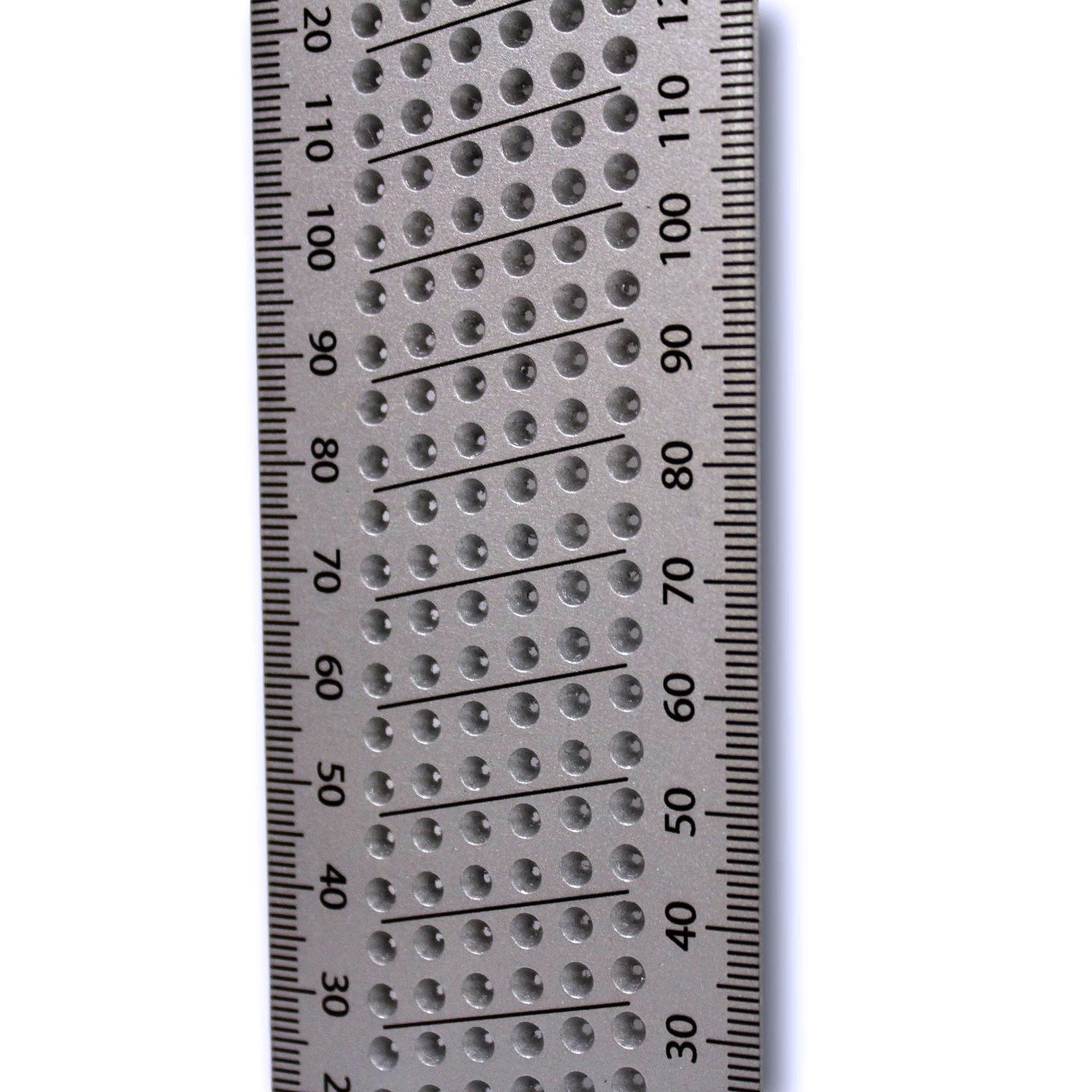 Taiga Precision Anodized 250mm Metric Woodworking T-Square