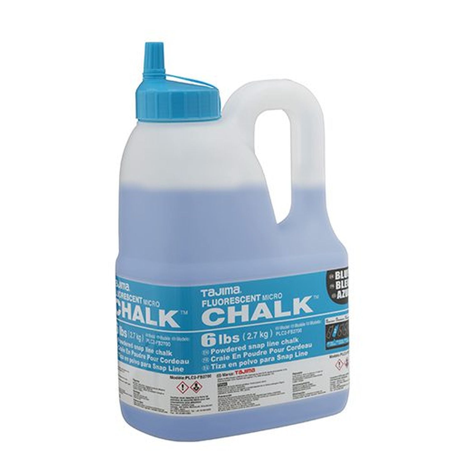 Tajima PLC2-fB2700 Micro Chalk Fluorescent Blue 6-Lbs. 27-kg.