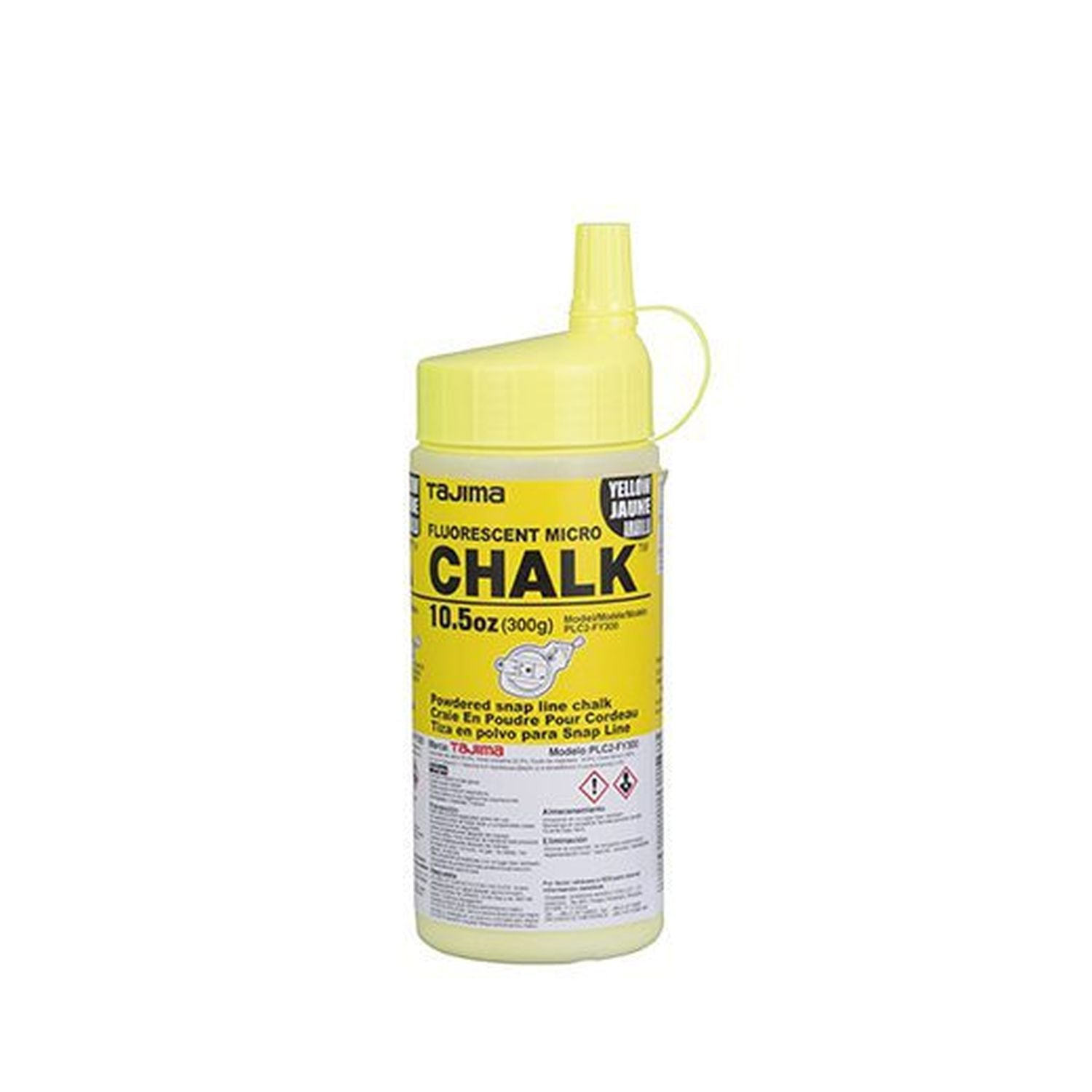 Tajima PLC2-fY300 Micro Chalk Fluorescent Yellow 300-gram 105-oz.