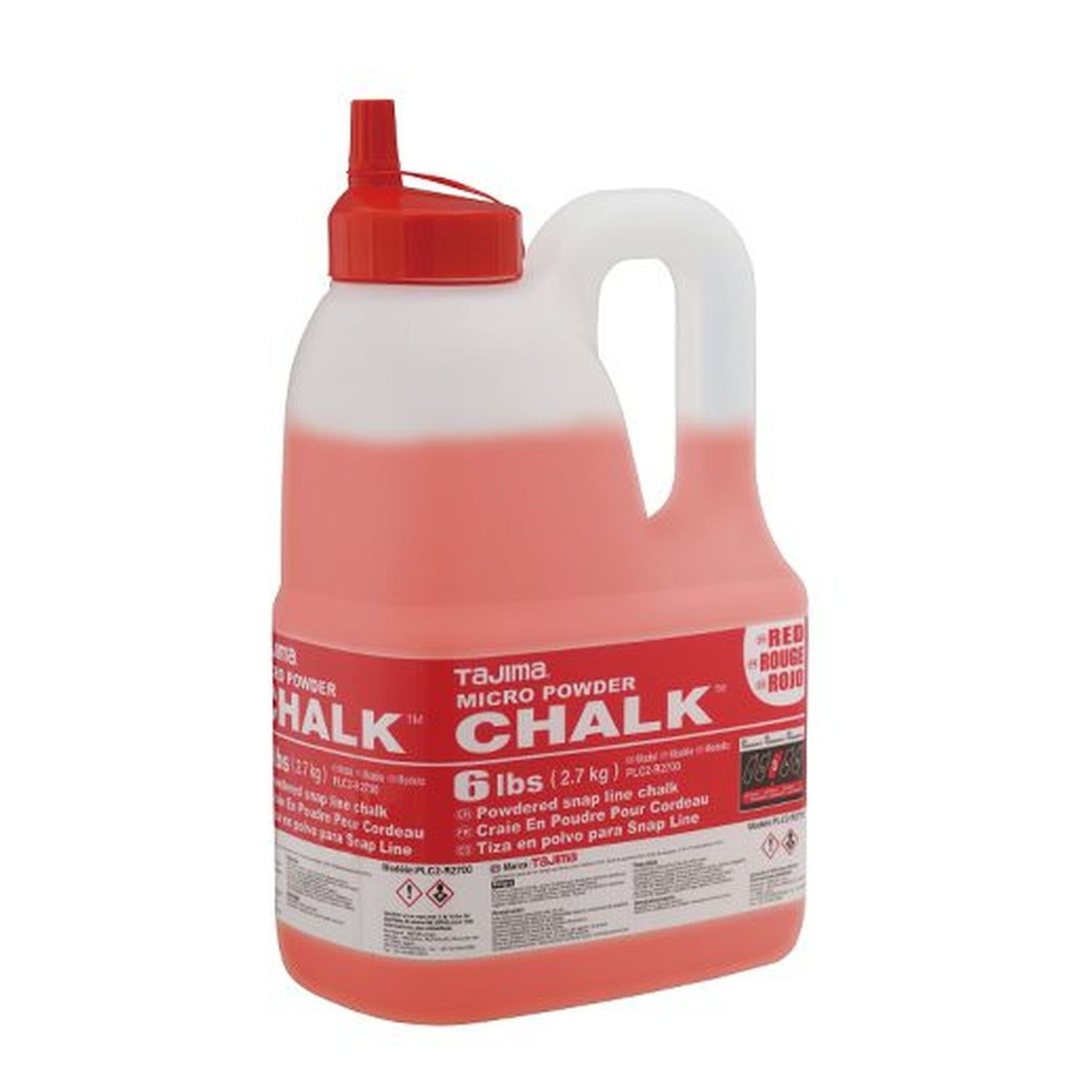 Tajima PLC2-R2700 Micro Chalk Red 6-Lbs. 27-kg.