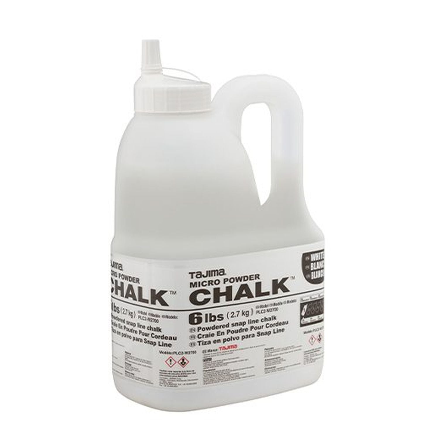Tajima PLC2-W2700 Micro Chalk White 6-Lbs. 27-kg.