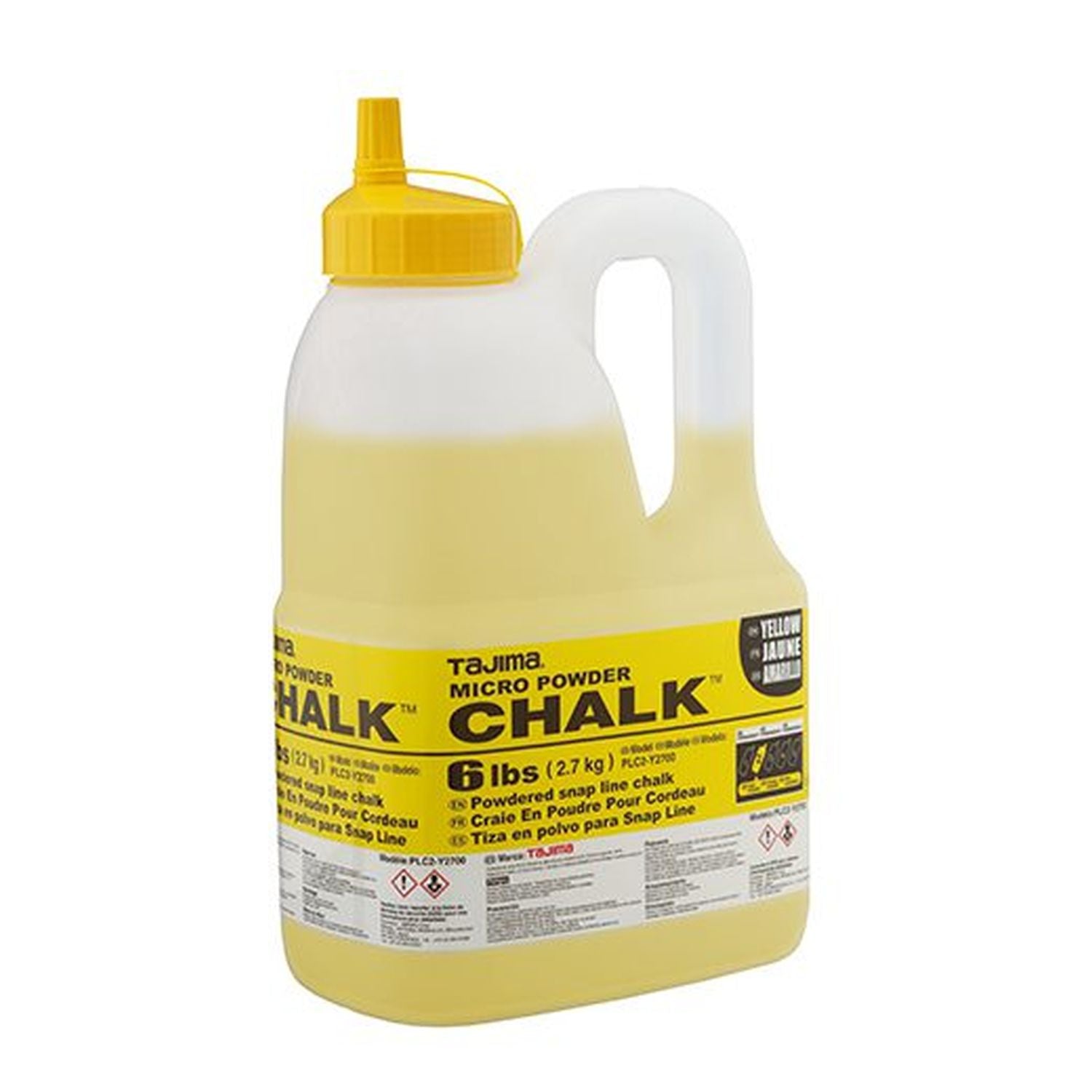 Tajima PLC2-Y2700 Micro Chalk Yellow 6-Lbs. 27-kg.