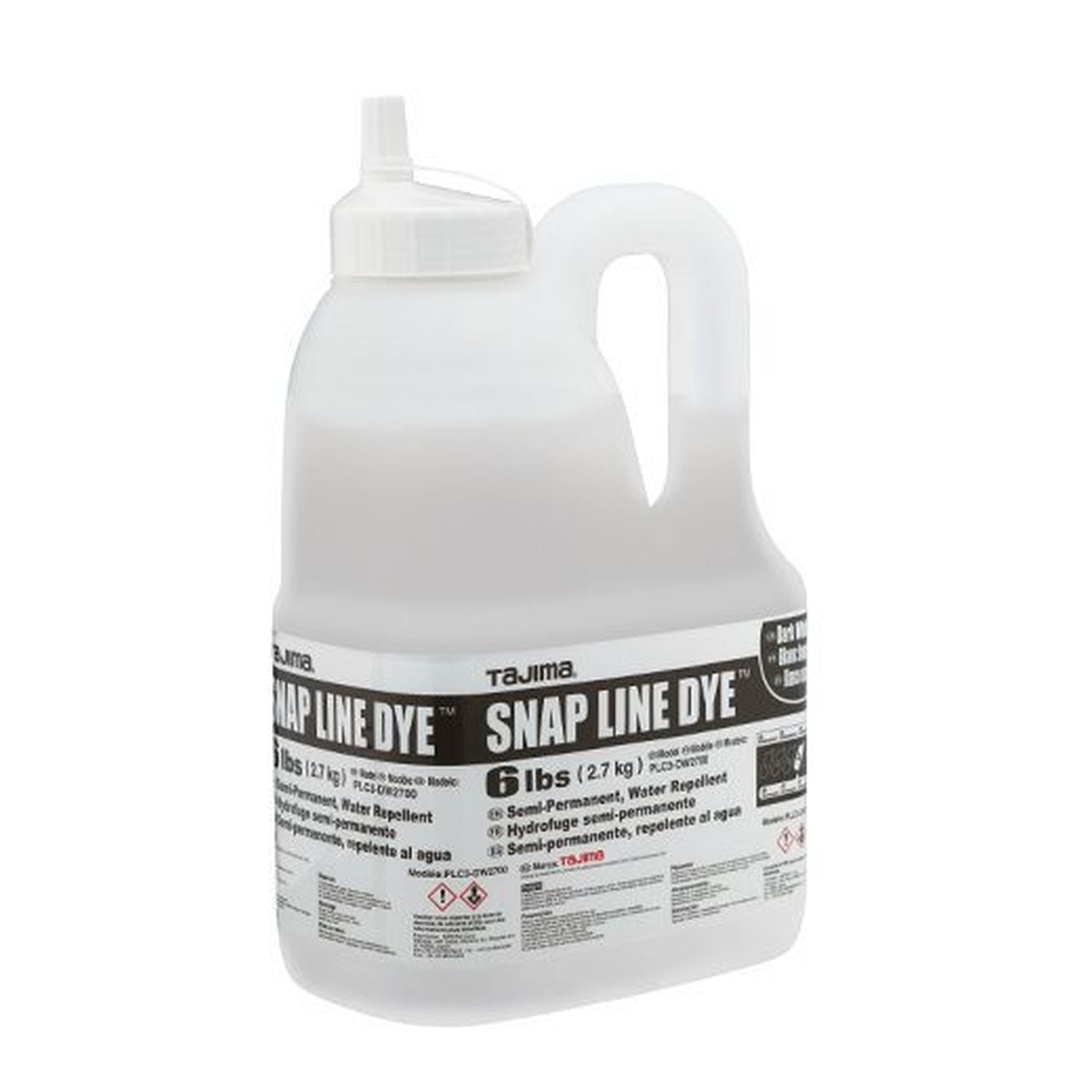 Tajima PLC3-DW2700 Snap Line Dye Dark White 6-Lbs. 27-kg.