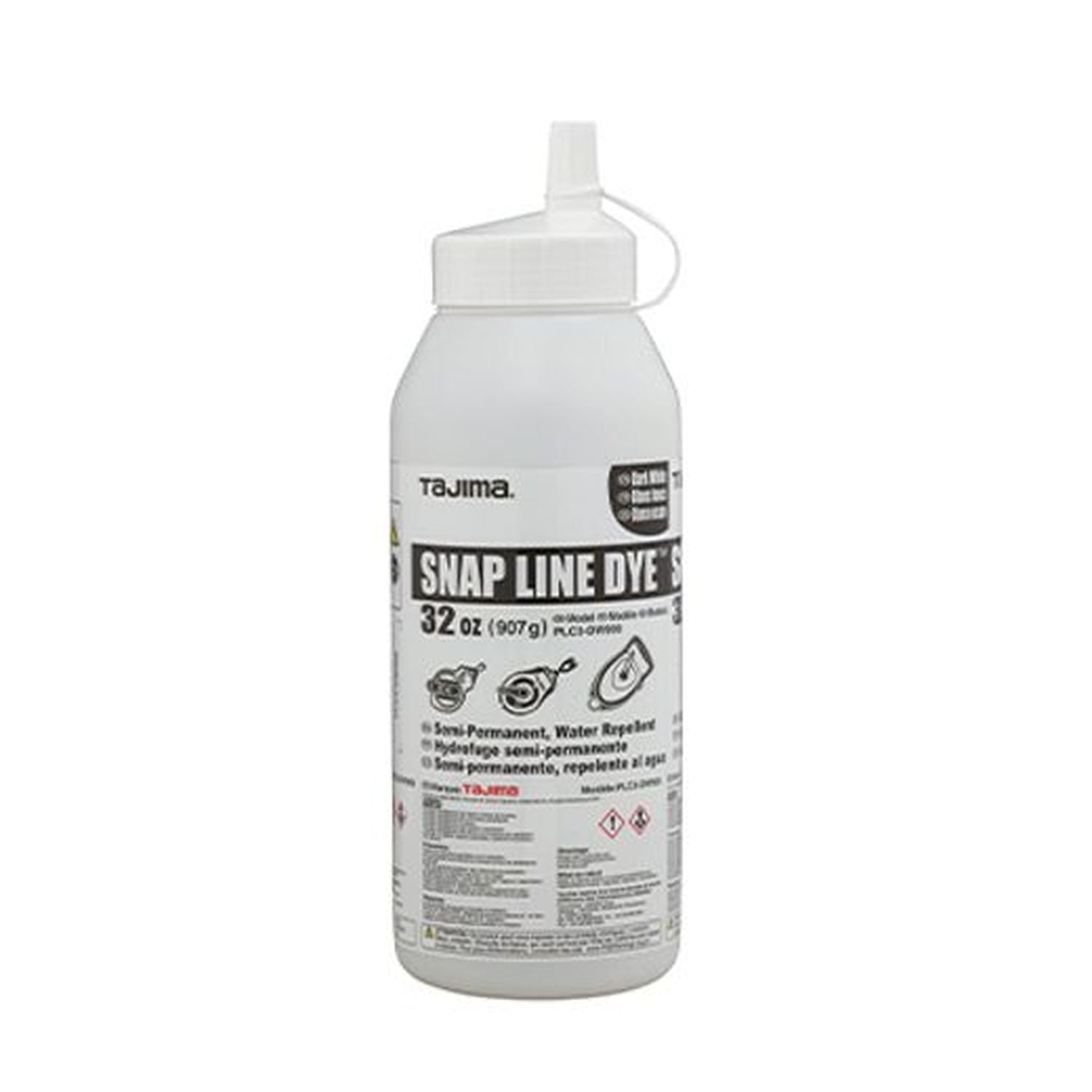 Tajima PLC3-DW900 Snap Line Dye Dark White 32-oz. 907 G