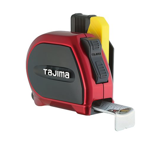 Tajima SSSF-16/5mBW Sigma Stop With Safety Belt Holder Standard and Metric Scale 16-ft. 5m Tape Measure