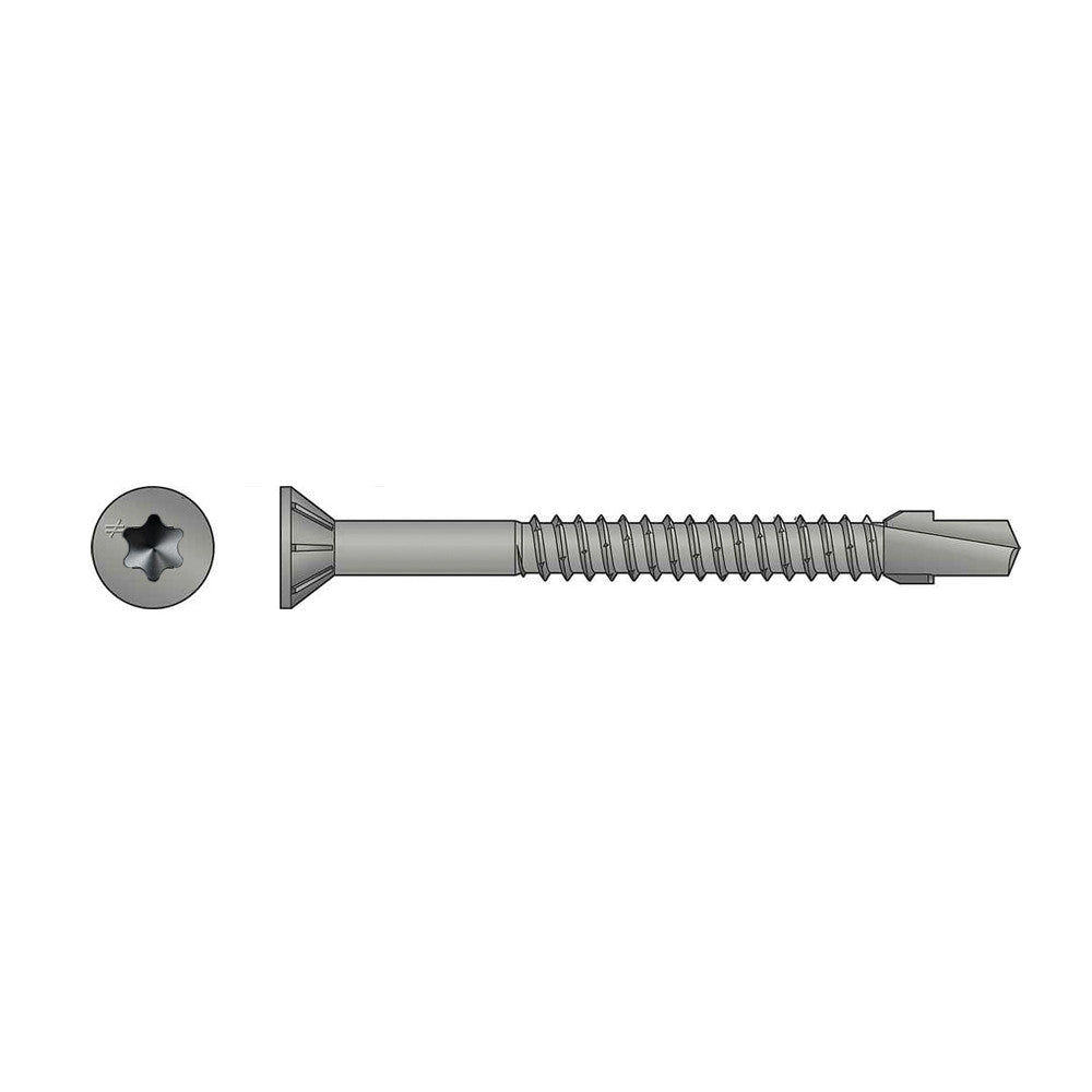 Simpson Strong-Tie TBG1260R1500 Strong-Drive TB WOOD-TO-STEEL Screw,  #12 x 2-3/8-in. N2000, 1500-Pack