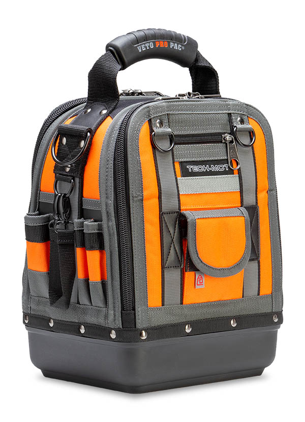 Veto Pro Pac Tech MCT Hi-Viz orange Compact Fully Featured Service, Repair and Install Tool Bag