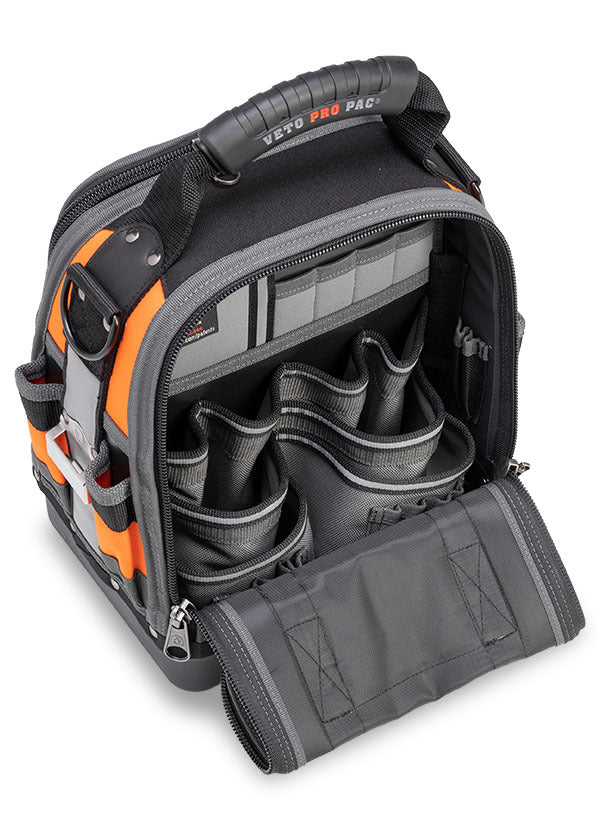 Veto Pro Pac Tech MCT Hi-Viz orange Compact Fully Featured Service, Repair and Install Tool Bag