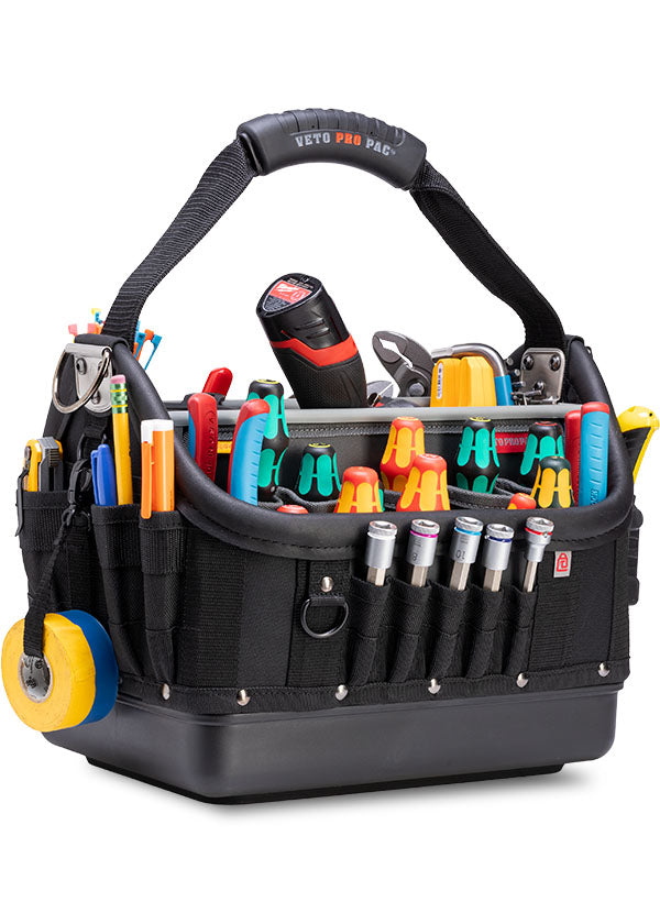 Veto Pro Pac TECH OT-LC BLACKOUT Large Open Top Technician's Tool Bag