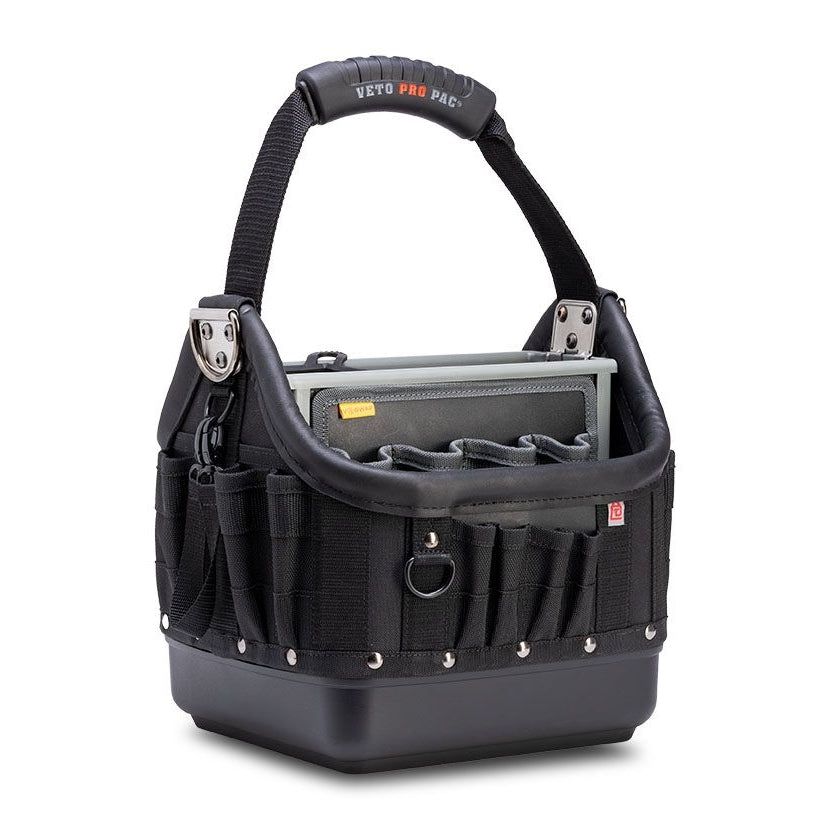 Veto Pro Pac TECH OT-MD BLACKOUT Compact Open-Top Tool Bag