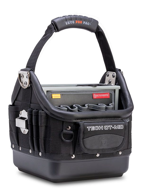 Veto Pro Pac TECH OT-MD BLACKOUT Compact Open-Top Tool Bag