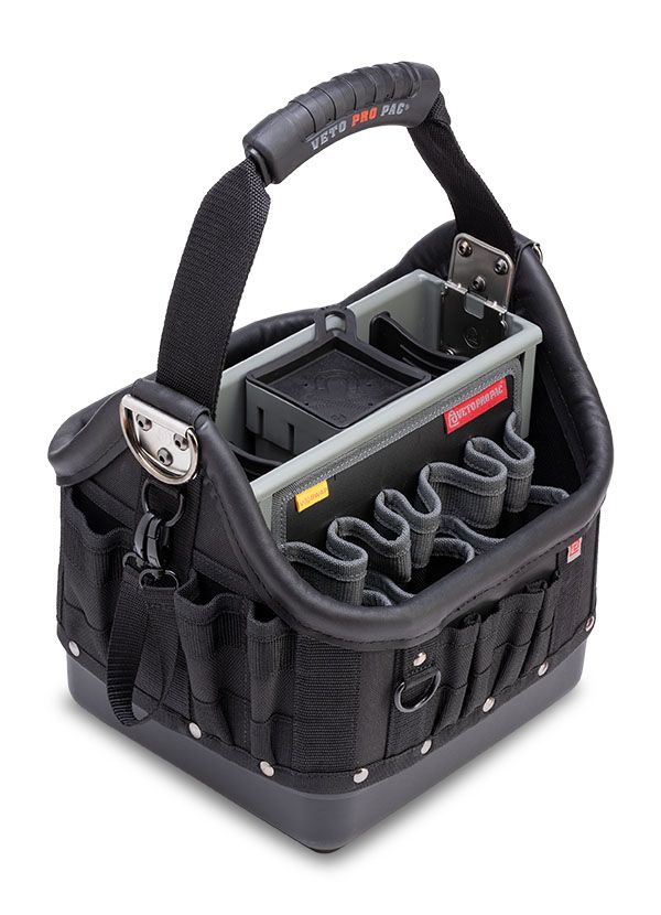 Veto Pro Pac TECH OT-MD BLACKOUT Compact Open-Top Tool Bag