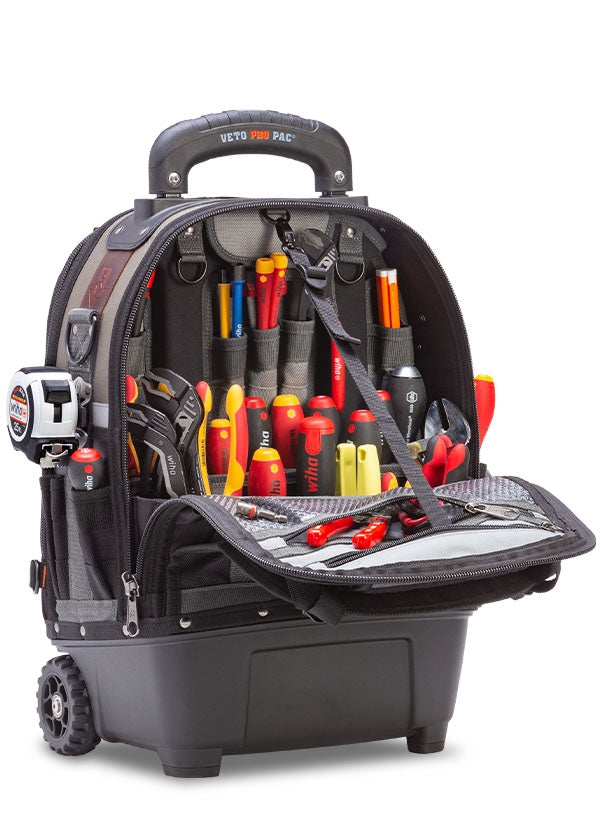 Veto Pro Pac Tech Pac Wheeler Backpack Tool Bag on Wheels