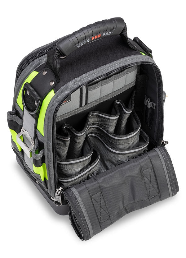 Veto Pro Pac Tech MCT Hi-Viz Yellow Compact Fully Featured Service, Repair & Install Tool Bag