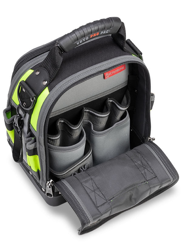 Veto Pro Pac Tech MCT Hi-Viz Yellow Compact Fully Featured Service, Repair & Install Tool Bag