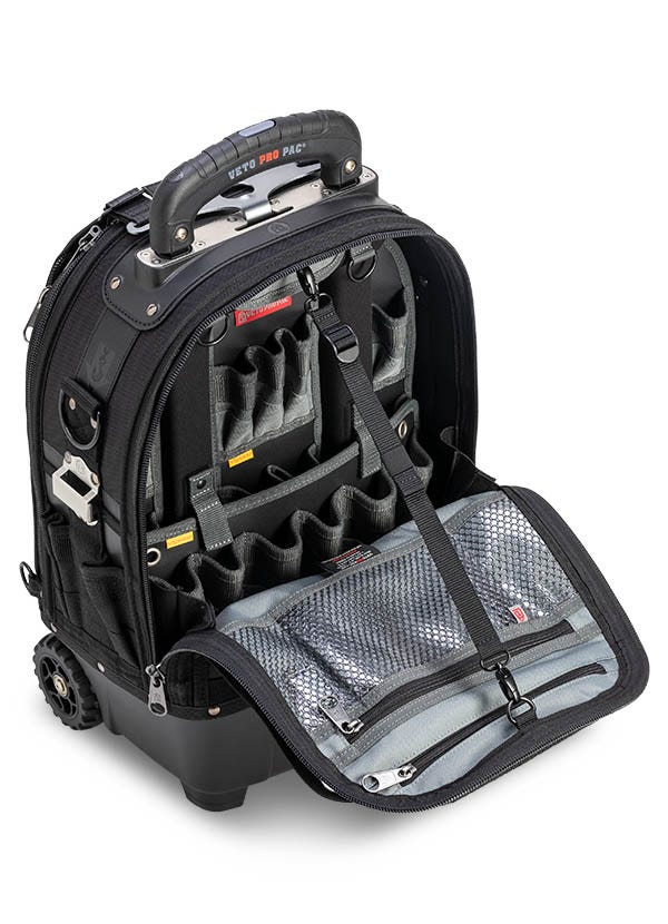 Veto Pro Pac VPP10874 Tech Pac Wheeler Blackout Backpack Tool Bag