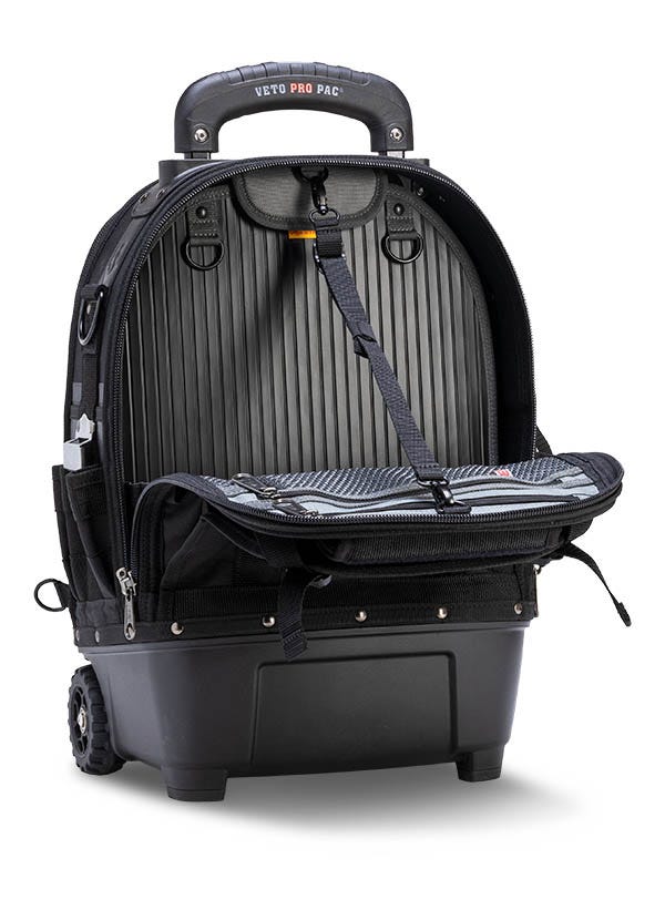 Veto Pro Pac VPP10874 Tech Pac Wheeler Blackout Backpack Tool Bag