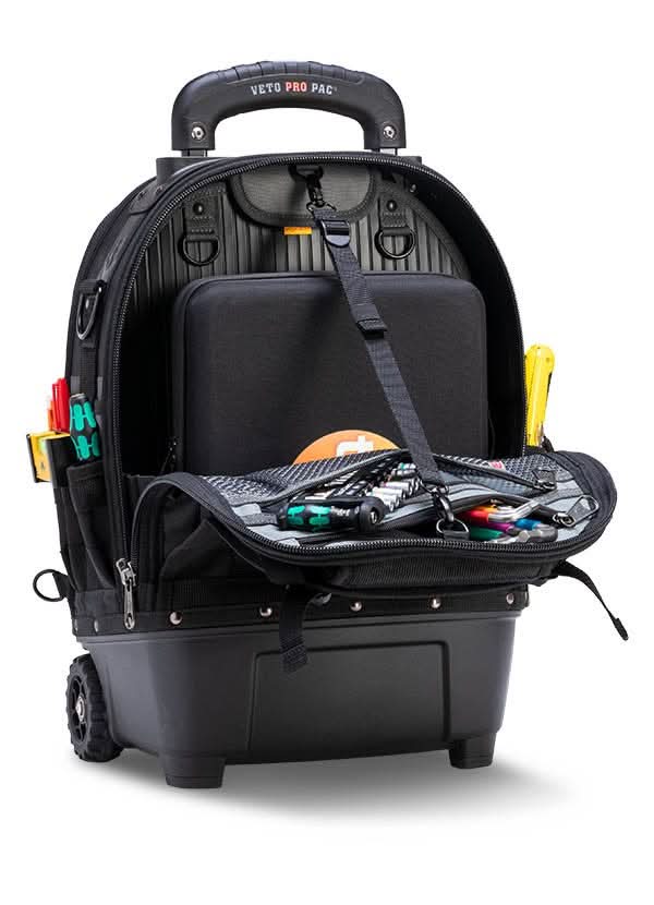 Veto Pro Pac VPP10874 Tech Pac Wheeler Blackout Backpack Tool Bag