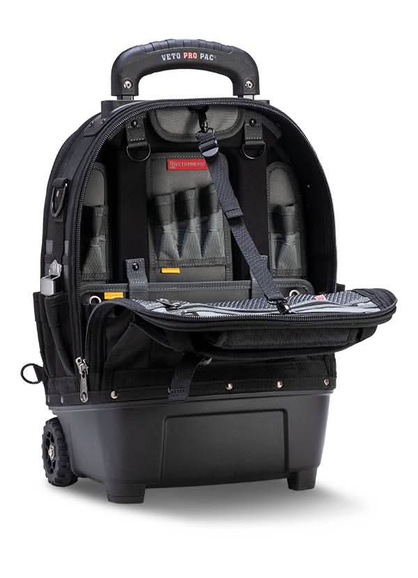 Veto Pro Pac VPP10874 Tech Pac Wheeler Blackout Backpack Tool Bag