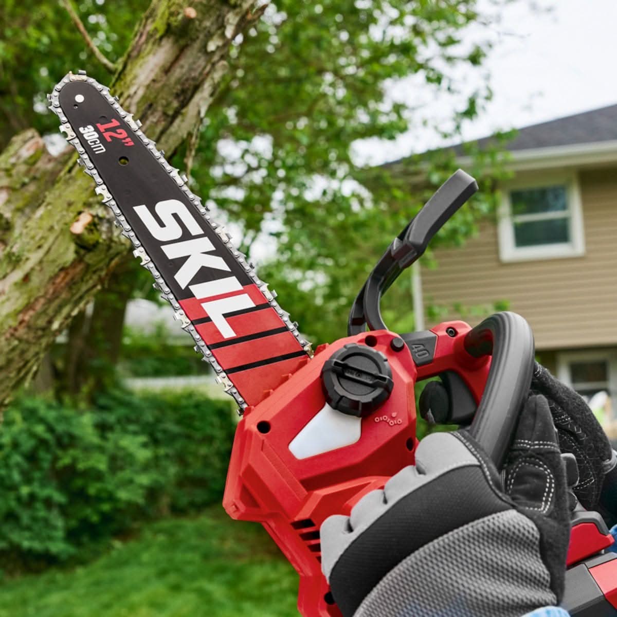 SKIL TH1200C-11 PWR CORE 40 40V 12 In. Top Handle Chain Saw Kit