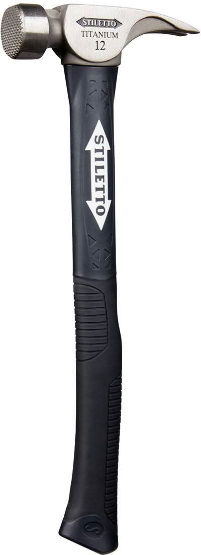 Stiletto TI12MC-F 12 oz Titanium Milled Face Hammer with 16-in