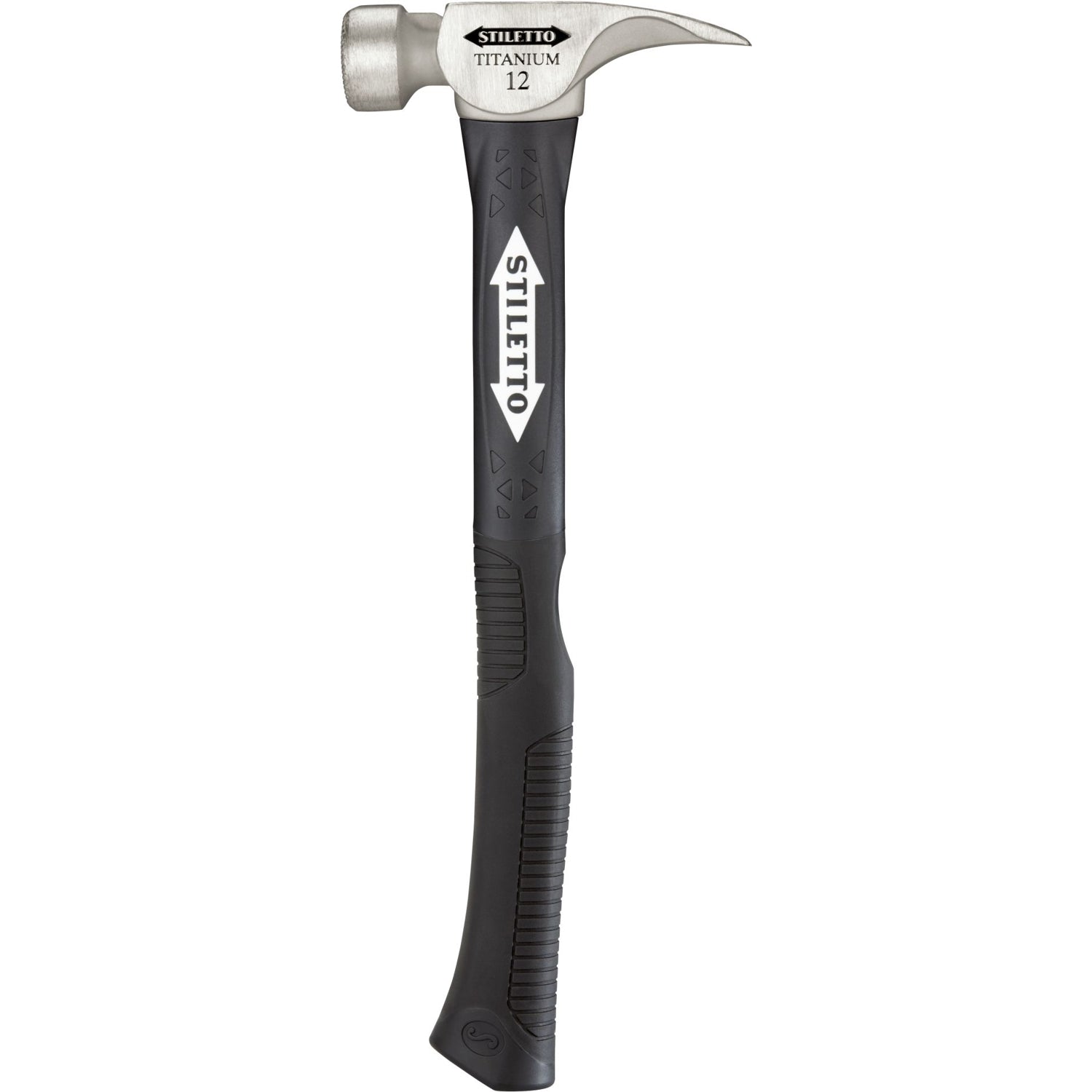 Stiletto TI12SC-F 12 oz Titanium Smooth Face Hammer with 16-in. Hybrid Fiberglass Handle