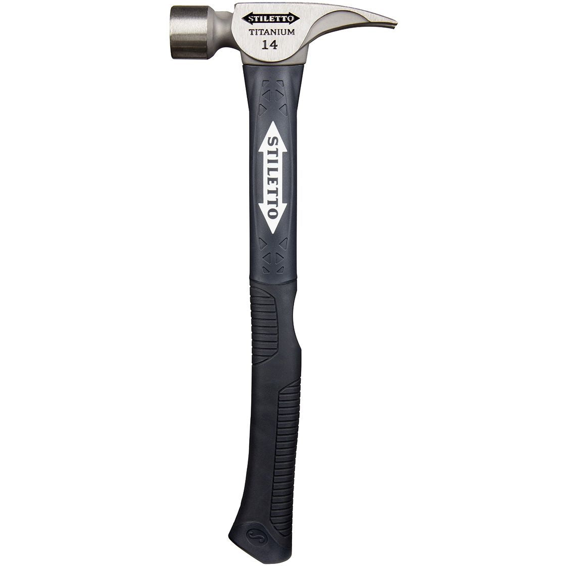 Stiletto TI14SC-F 14 oz Titanium Smooth Face Hammer with 16-in. Hybrid Fiberglass Handle