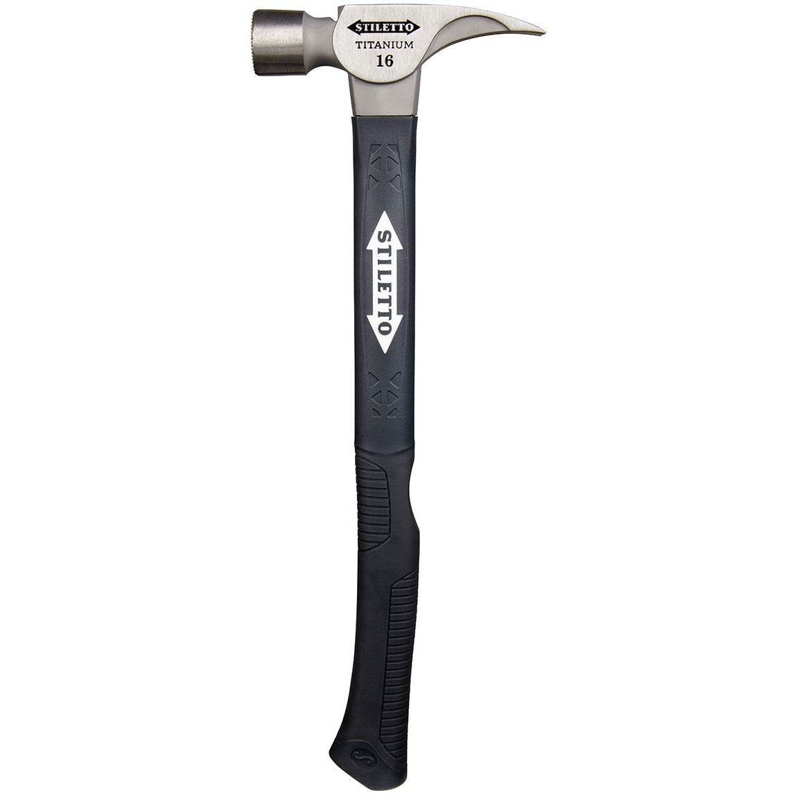 Stiletto TI16MC-F 16 oz Titanium Milled Face Hammer with 18-in. Hybrid Fiberglass Handle