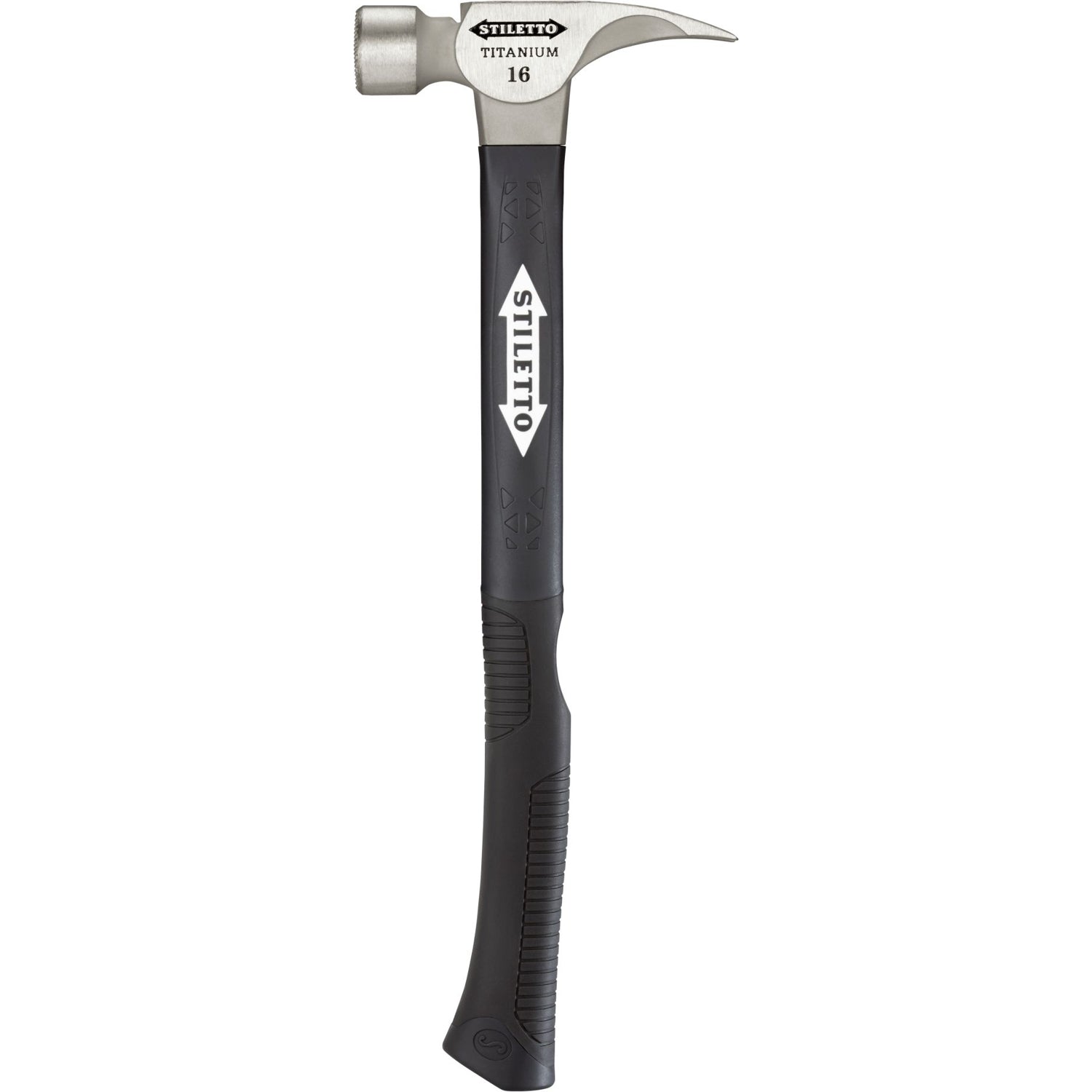 Stiletto TI16SC-F 16 oz Titanium Smooth Face Hammer with 18-in. Hybrid Fiberglass Handle