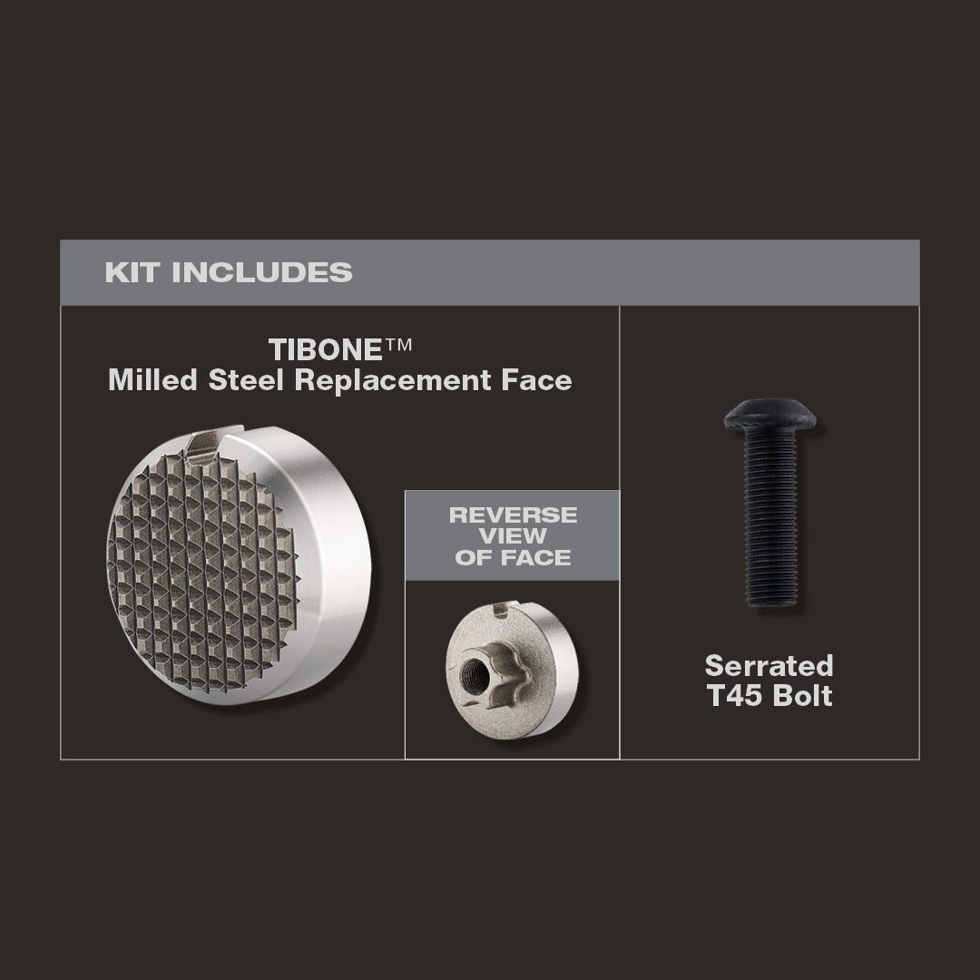 Stiletto TIB-MR STILETTO TIBONE Milled Steel Replacement Face