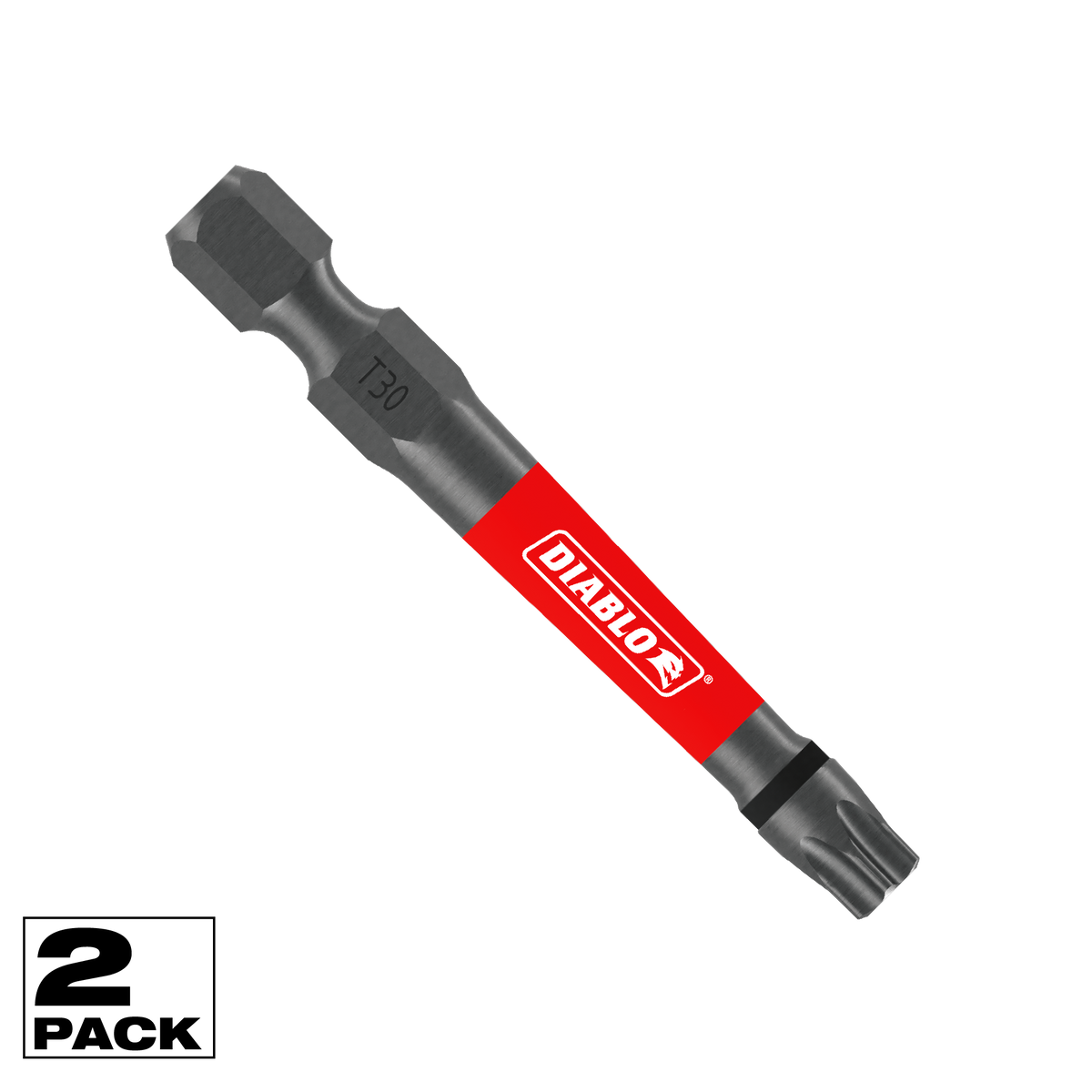 Diablo 2 in. Torx Security T30 Drive Bit (DTH302P2)