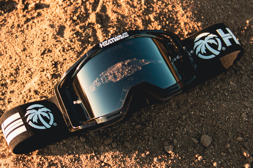 Heat Wave Billboard Icon BLACK MXG-250 Moto Goggle