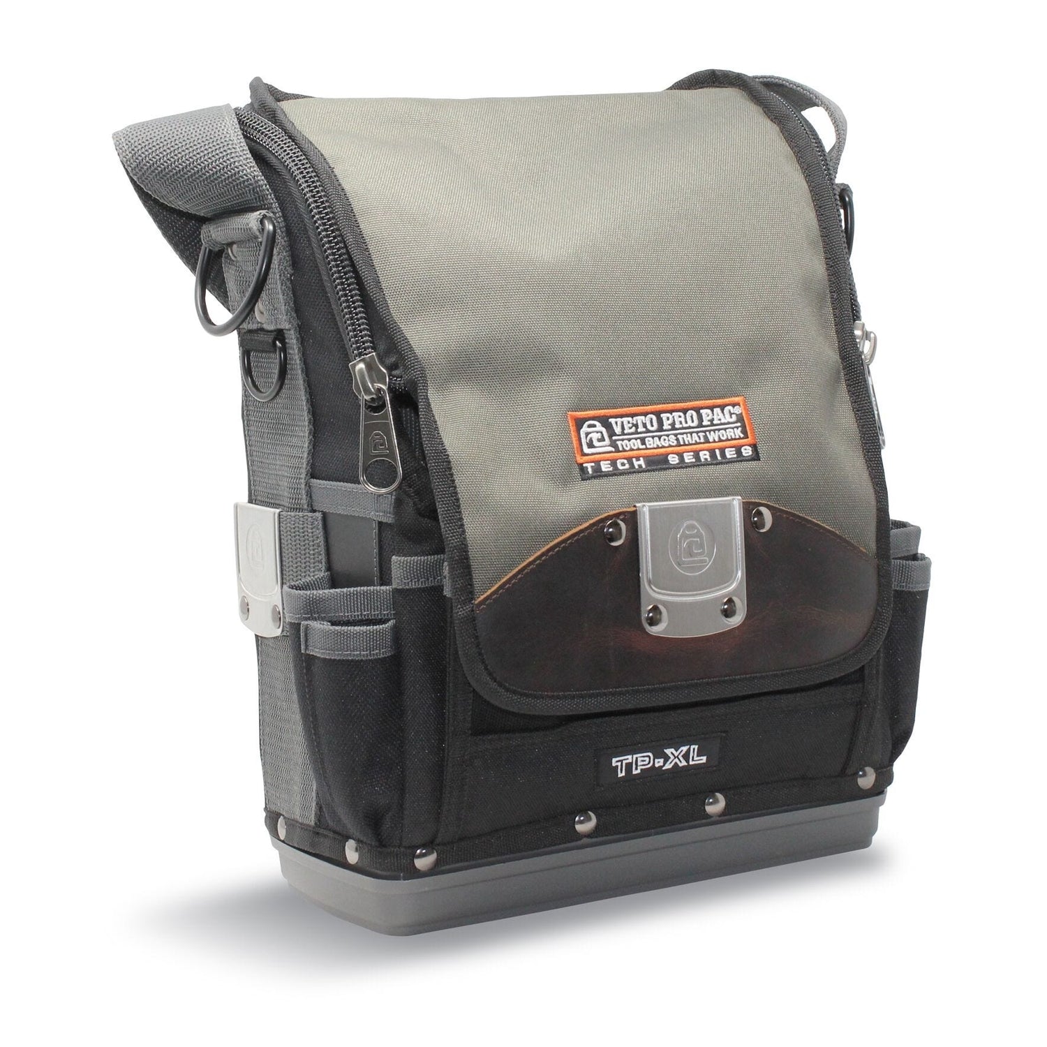 Veto Pro Pac Mid-Sized Full Featured Tool Pouch with Wiha 7-Piece Insulated BiCut Comound Cutters & Screwdriver Set