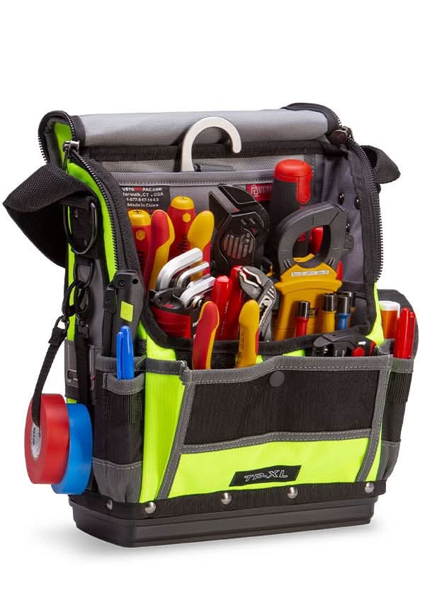 Veto Pro Pac TP-XL Hi-Viz Yellow Large Zippered Technician Tool