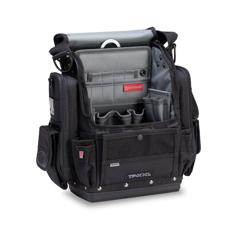 Veto Pro Pac TP-XXL Blackout Extra Large Customizable Zippered Technician Tool Pouch